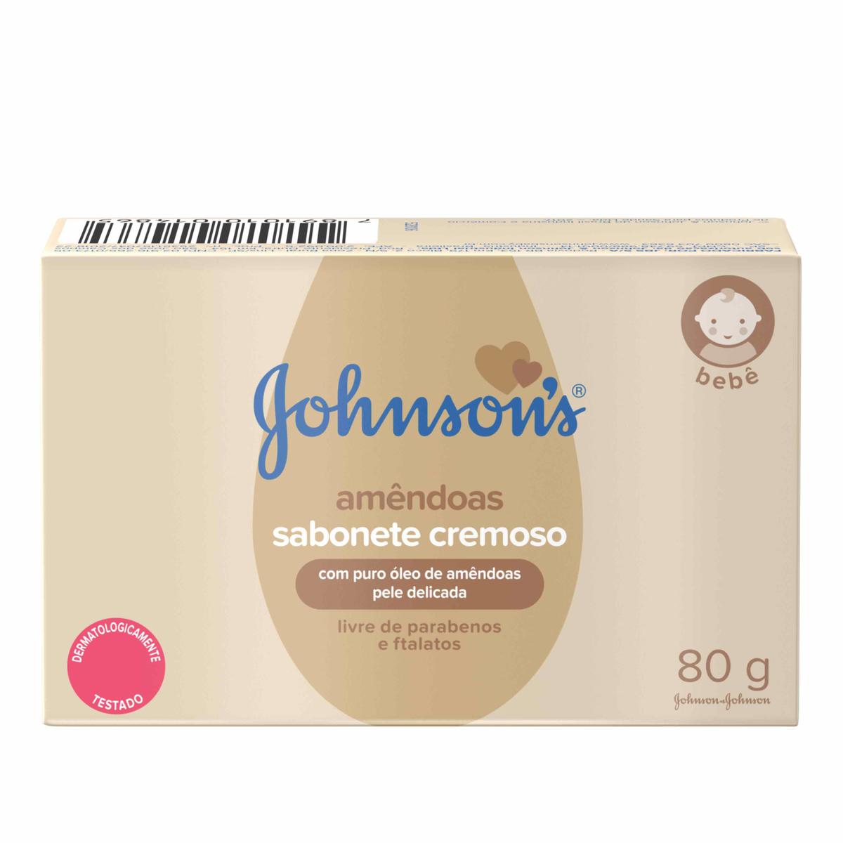 JOHNSON’S® Baby Sabonete em Barra Óleo de Amêndoas