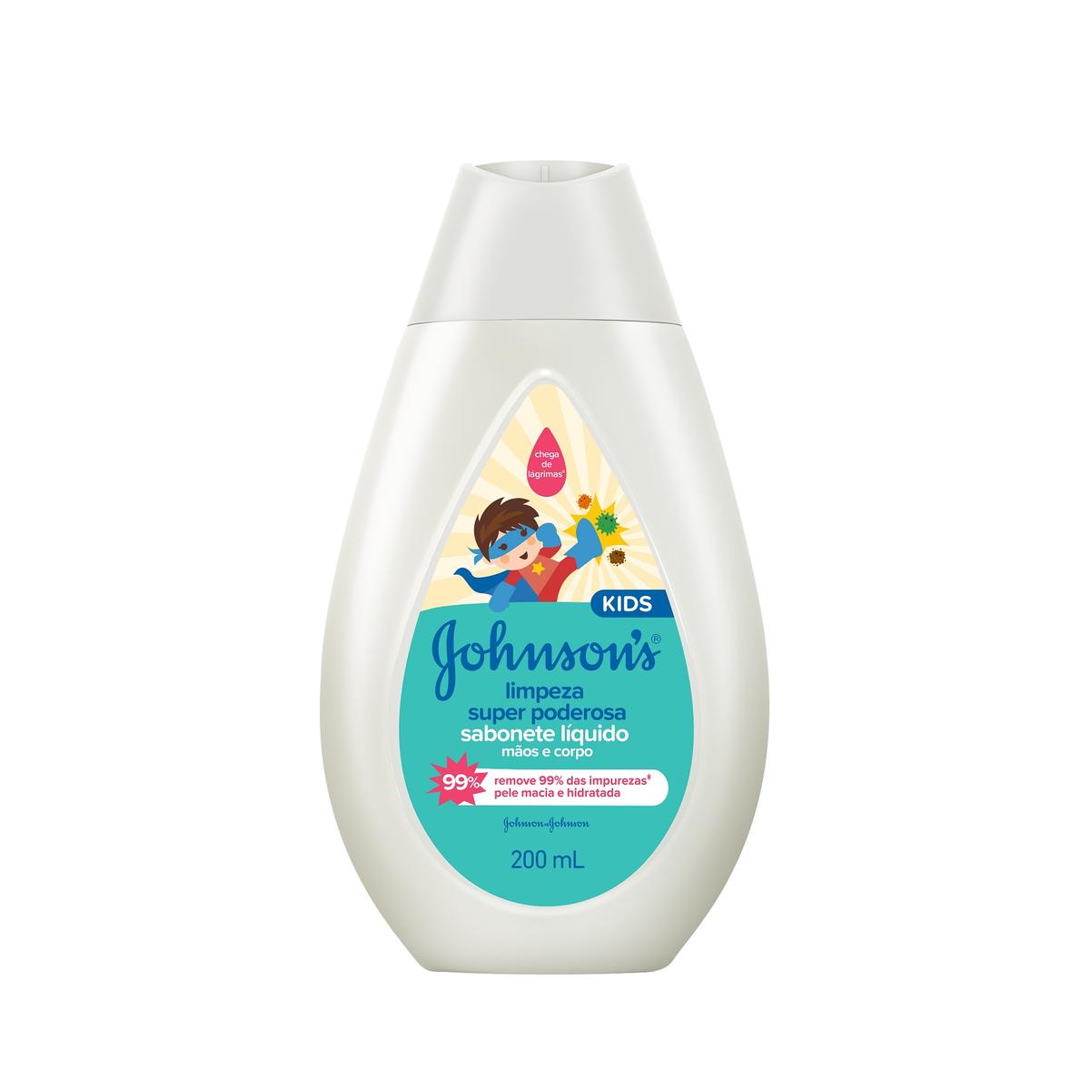 JOHNSON’S® Sabonete Líquido Limpeza Super Poderosa 200ml