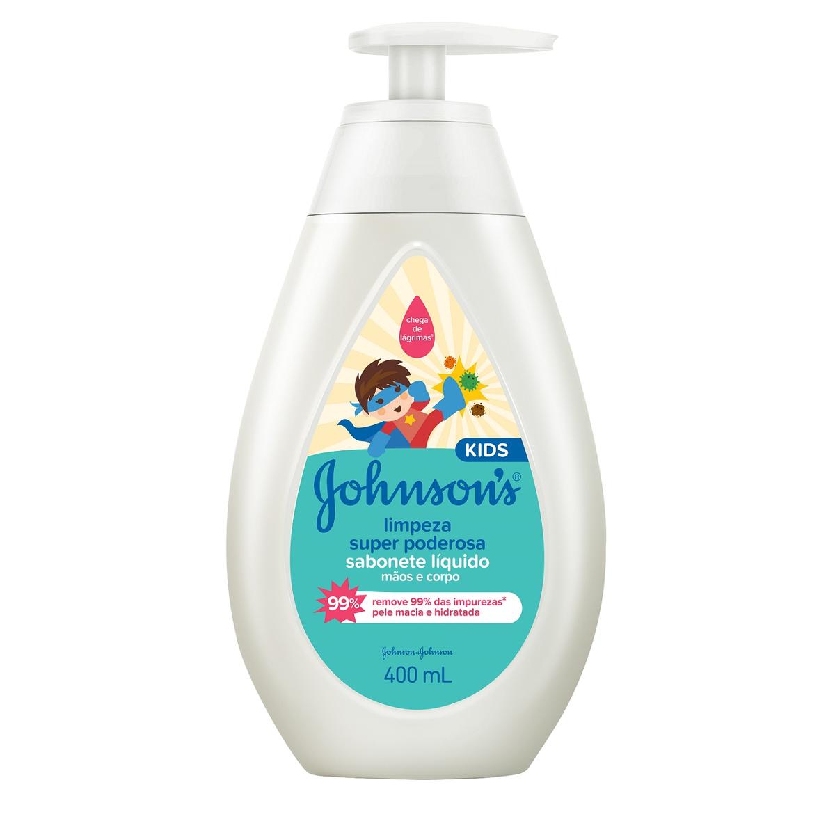 JOHNSON’S® Sabonete Líquido Limpeza Super Poderosa 400ml